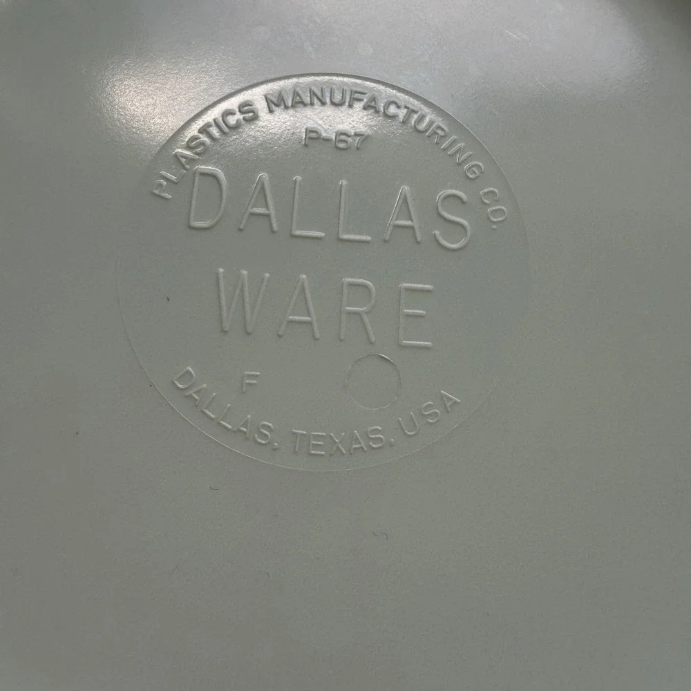 Dallas Ware Melamine Melmac Plates Mint Green 6 1/8